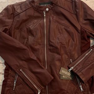Guess “leather touch” jacket (NOT REAL LEATHER)